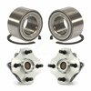 Kugel Front Rear Wheel Bearing And Hub Assembly Kit For 2000-2005 Toyota Echo Non-ABS K70-101581